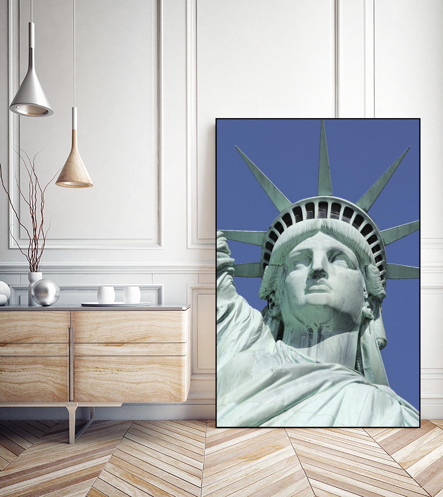 Statue of Liberty 3 by Lillis Werder on GIANT ART - blue photo art