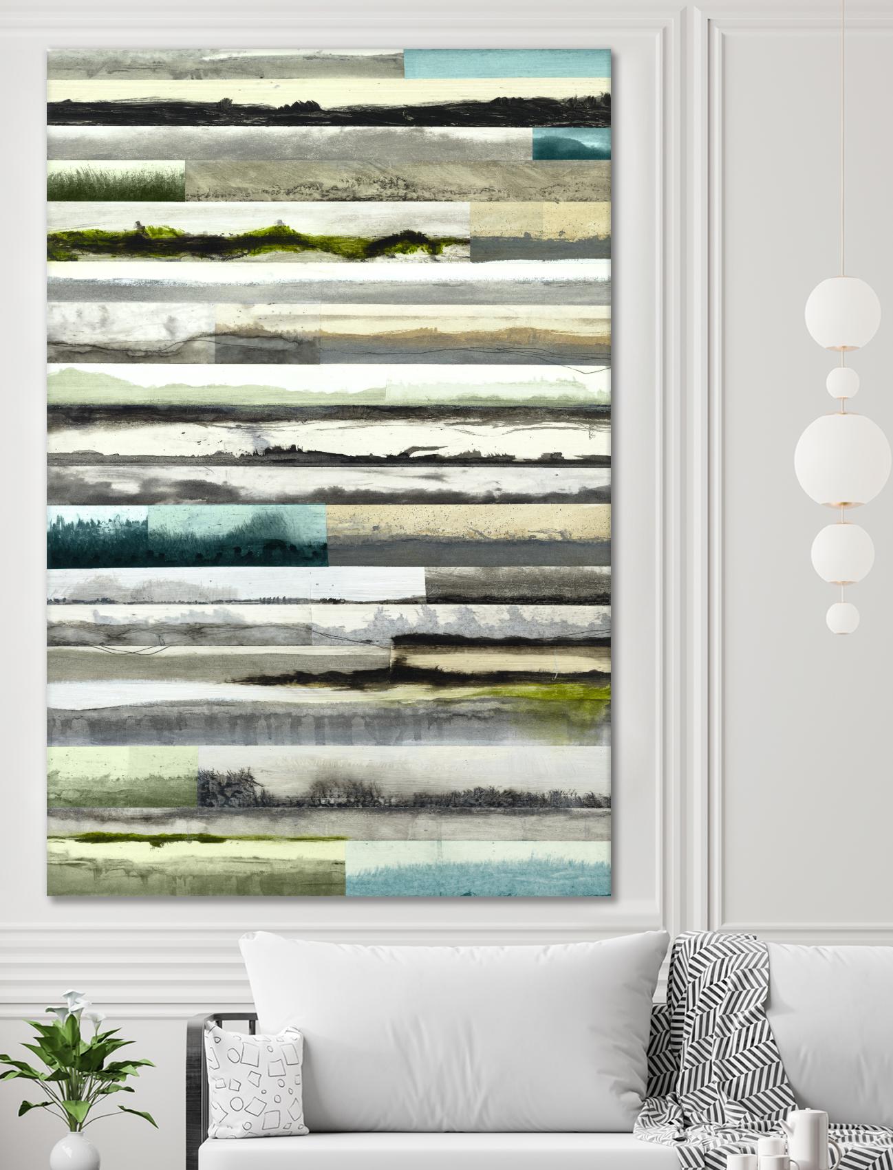 Neutral Plains in color by Kyle Goderwis on GIANT ART - green landscape