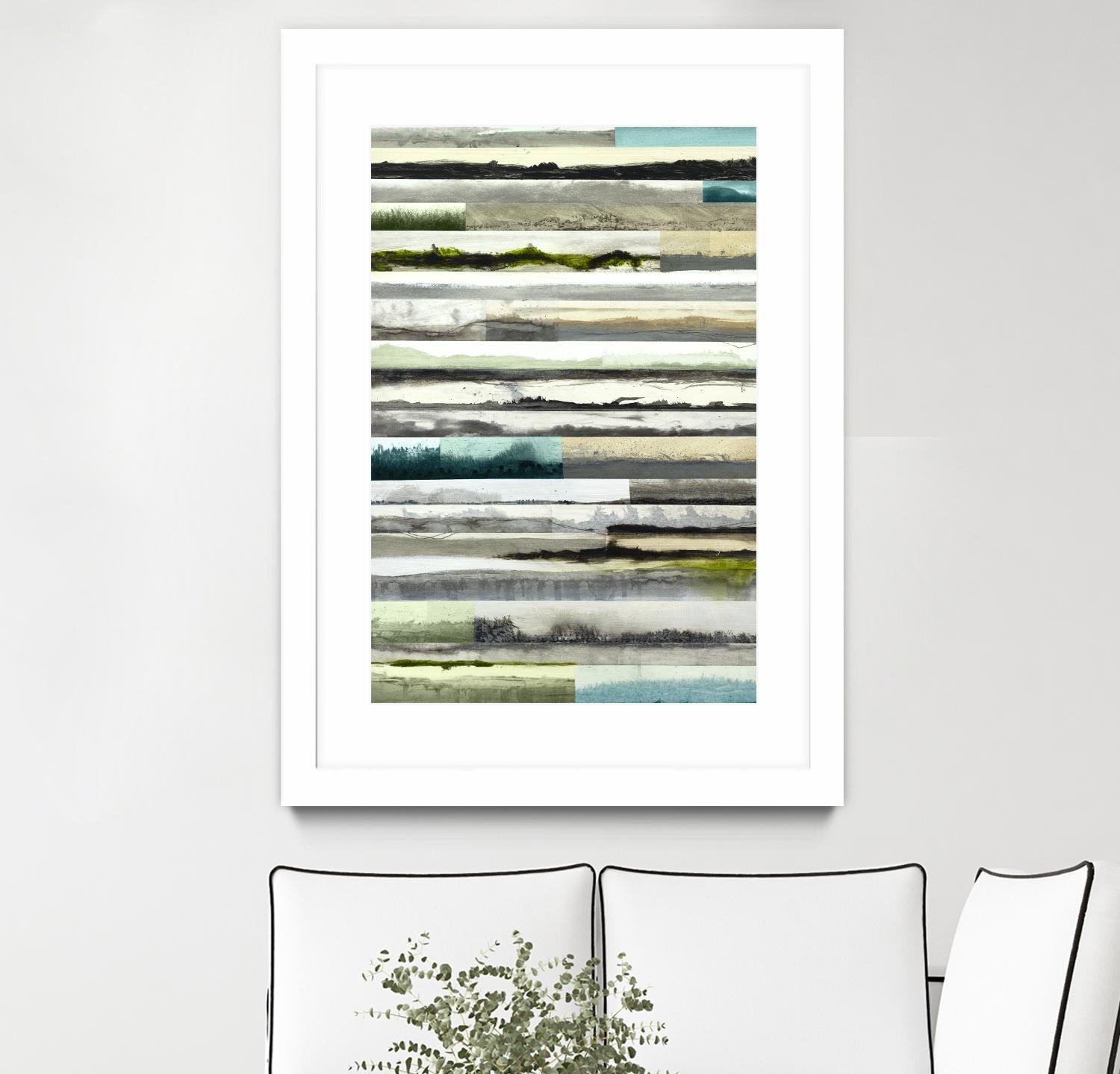 Neutral Plains in color by Kyle Goderwis on GIANT ART - green landscape