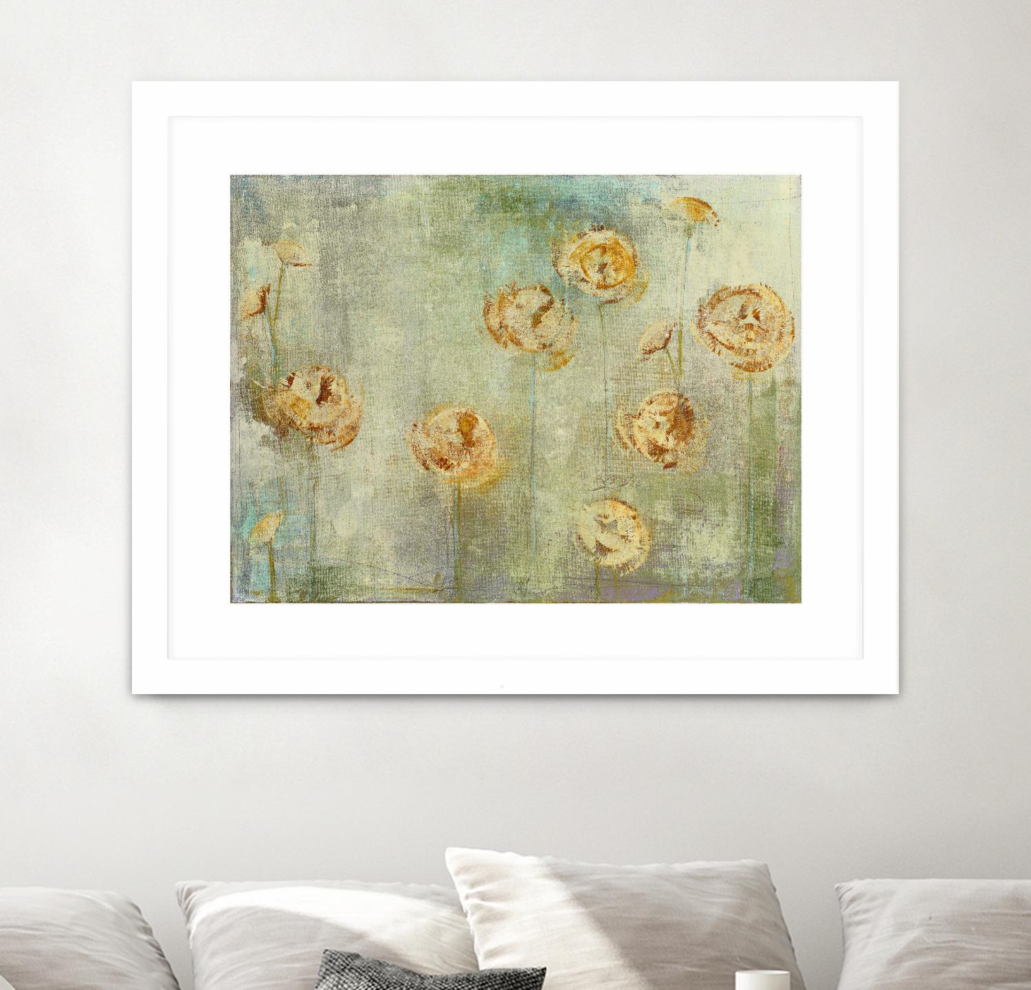 greyce 1 by Maeve Harris on GIANT ART - green floral