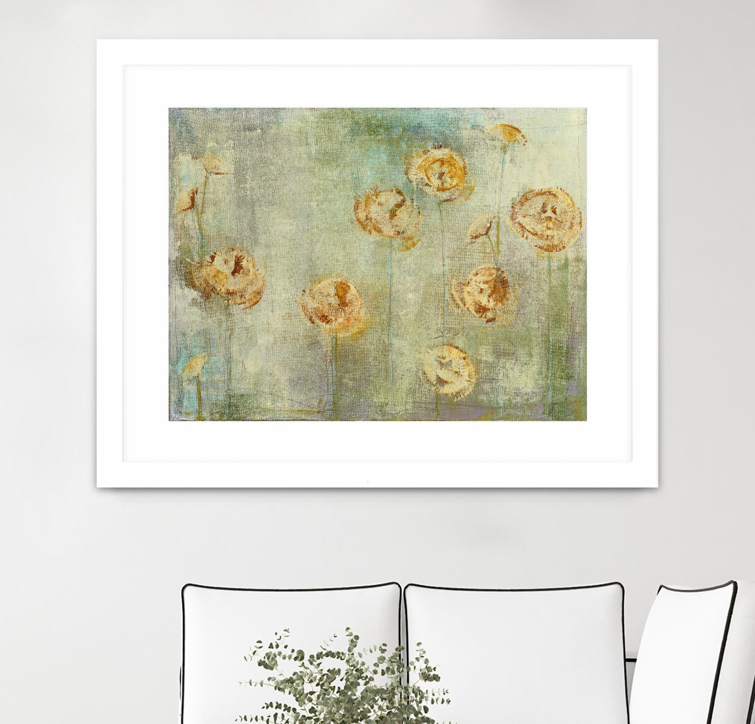 greyce 1 by Maeve Harris on GIANT ART - green floral