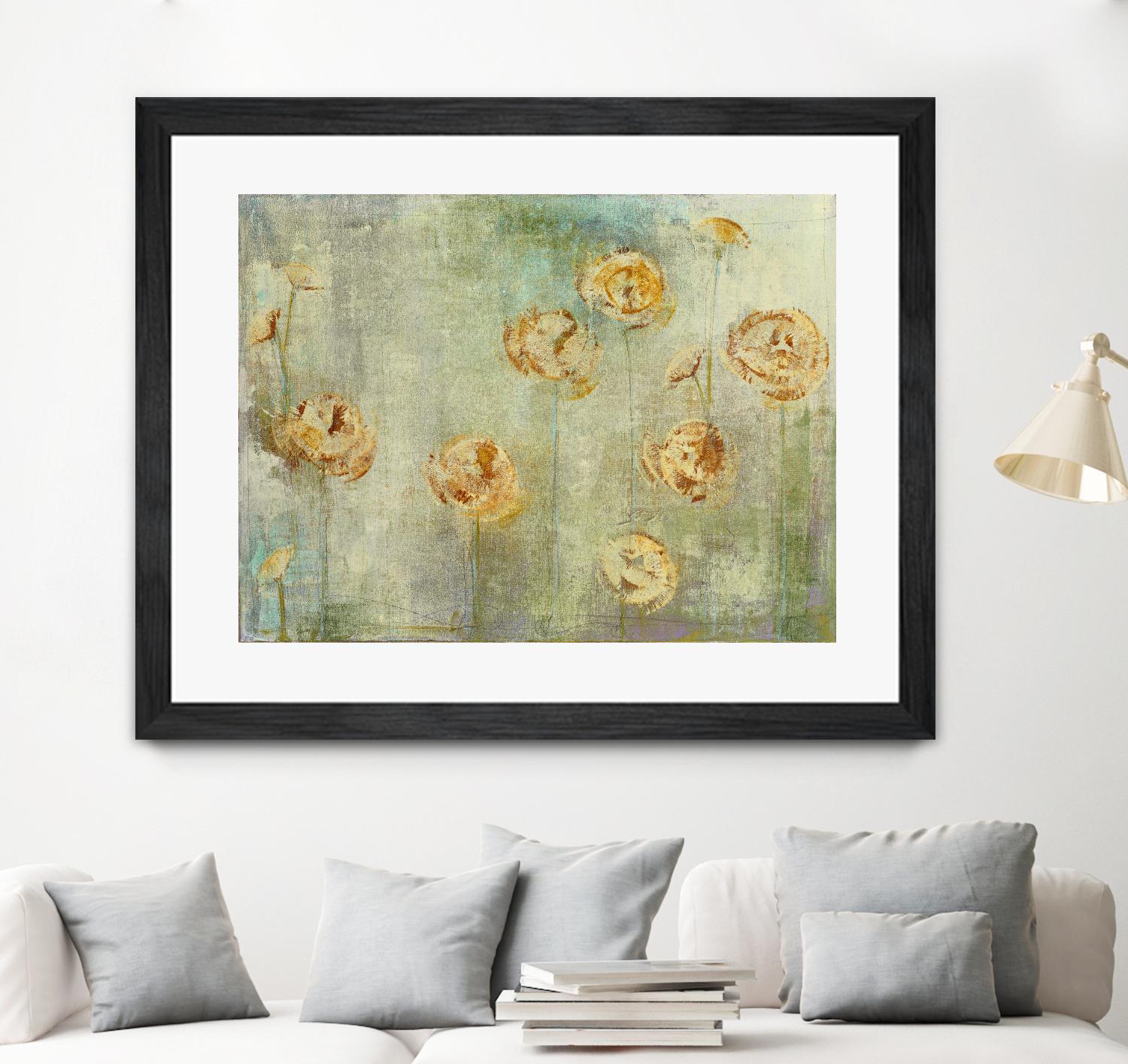 greyce 1 by Maeve Harris on GIANT ART - green floral