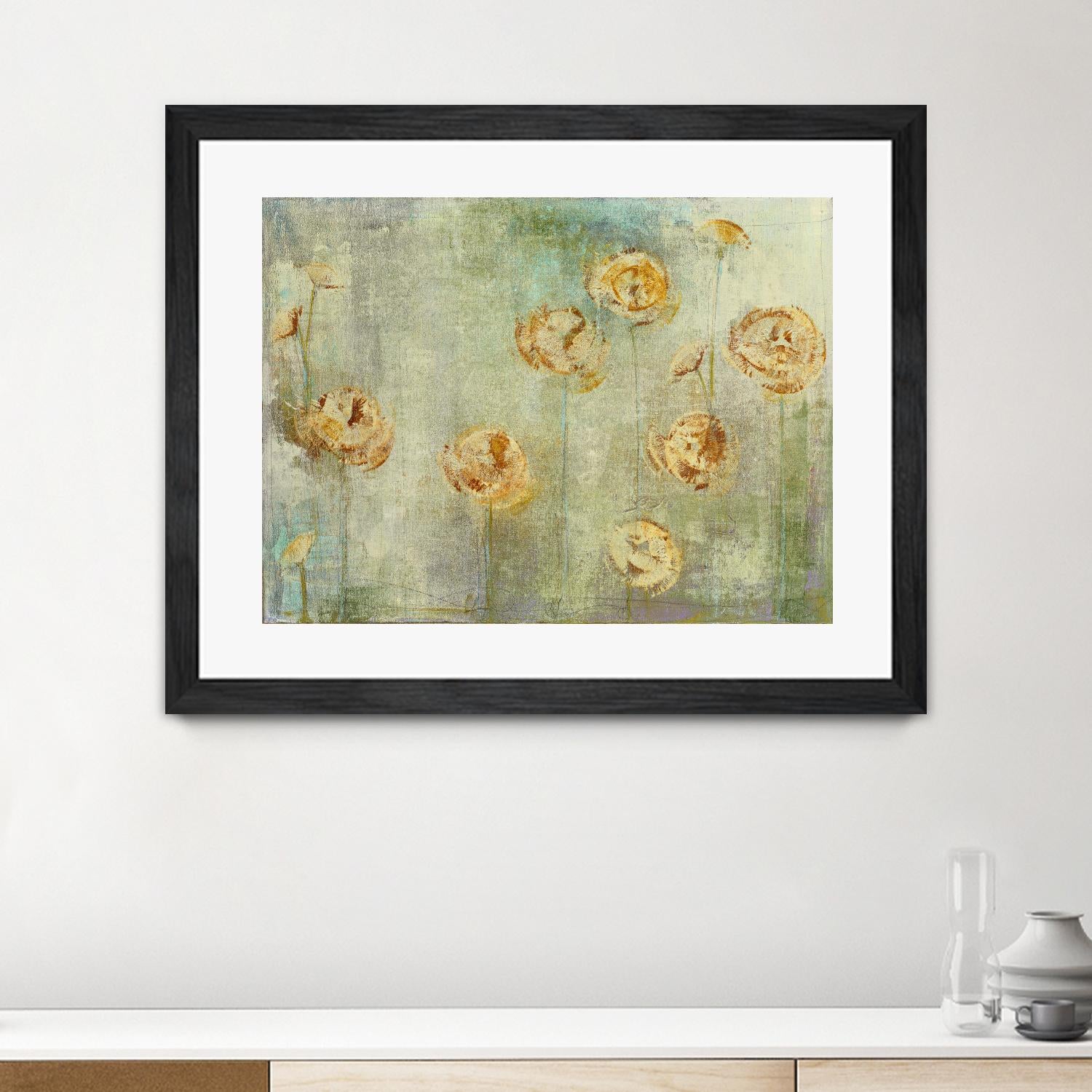 greyce 1 by Maeve Harris on GIANT ART - green floral