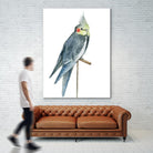 Bird 1 by Harvey, Brenna Harvey on GIANT ART - blue animals bird