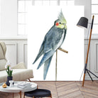 Bird 1 by Harvey, Brenna Harvey on GIANT ART - blue animals bird