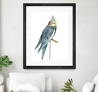 Bird 1 by Harvey, Brenna Harvey on GIANT ART - blue animal bird