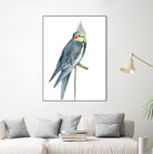 Bird 1 by Harvey, Brenna Harvey on GIANT ART - blue animals bird