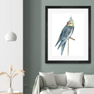 Bird 1 by Harvey, Brenna Harvey on GIANT ART - blue animal bird