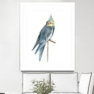 Bird 1 by Harvey, Brenna Harvey on GIANT ART - blue animal bird