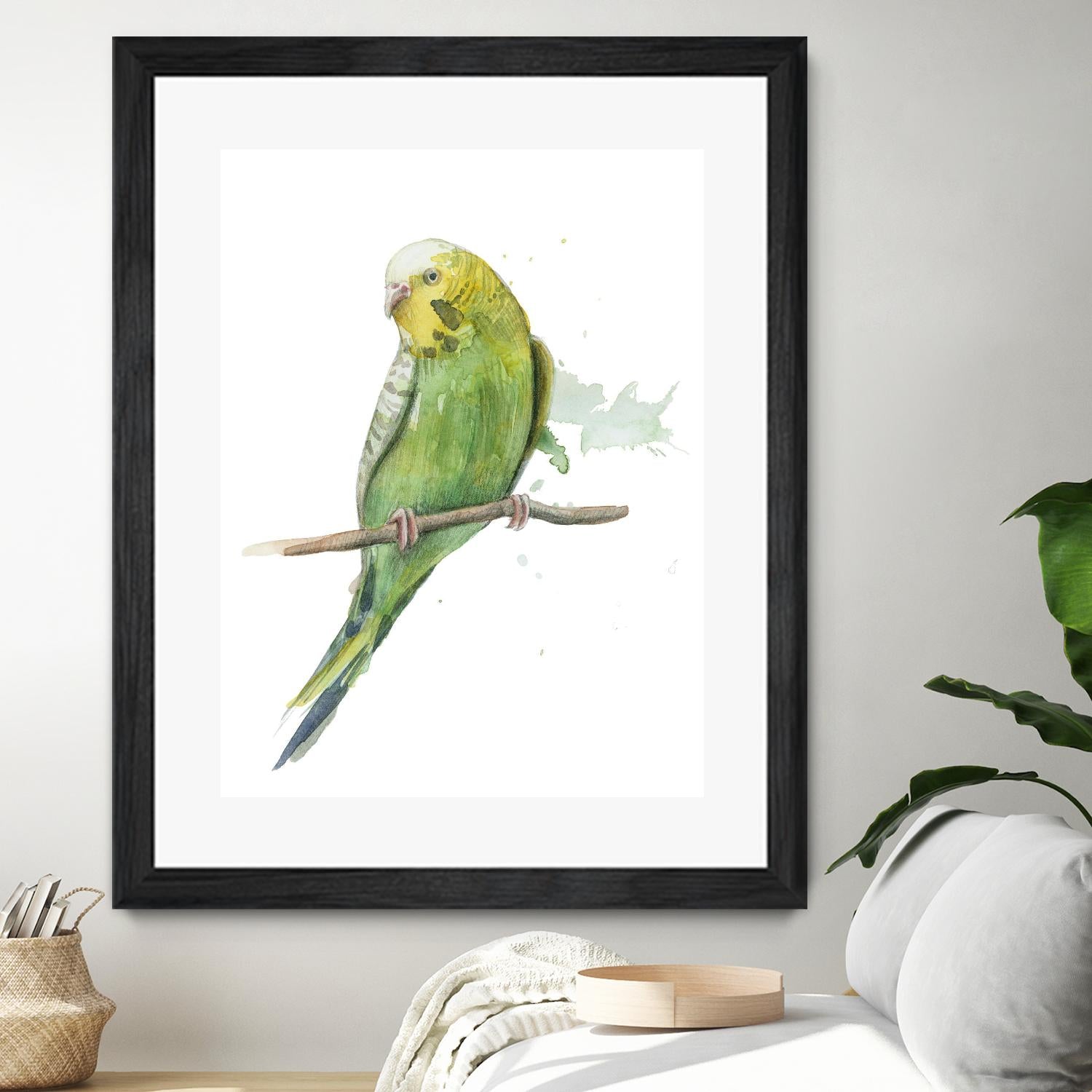 Bird 2 by Harvey, Brenna Harvey on GIANT ART - green animal bird