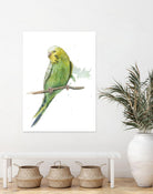 Bird 2 by Harvey, Brenna Harvey on GIANT ART - green animal bird