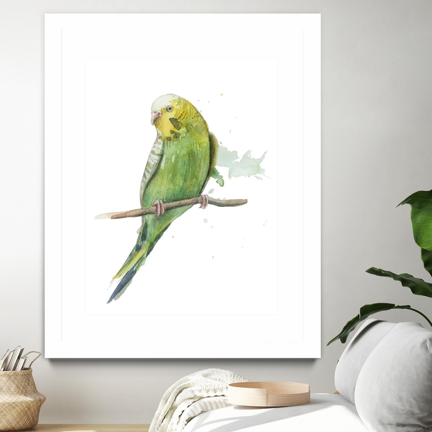 Bird 2 by Harvey, Brenna Harvey on GIANT ART - green animal bird