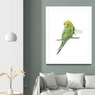 Bird 2 by Harvey, Brenna Harvey on GIANT ART - green animal bird