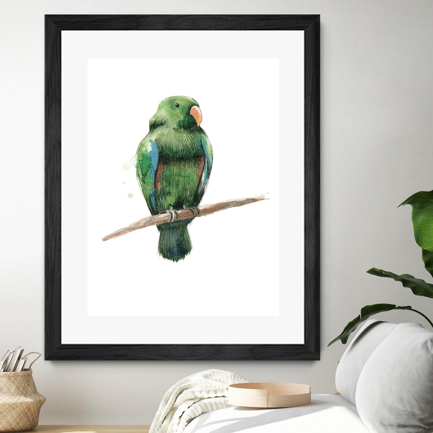 Bird 3 by Harvey, Brenna Harvey on GIANT ART - green animal bird