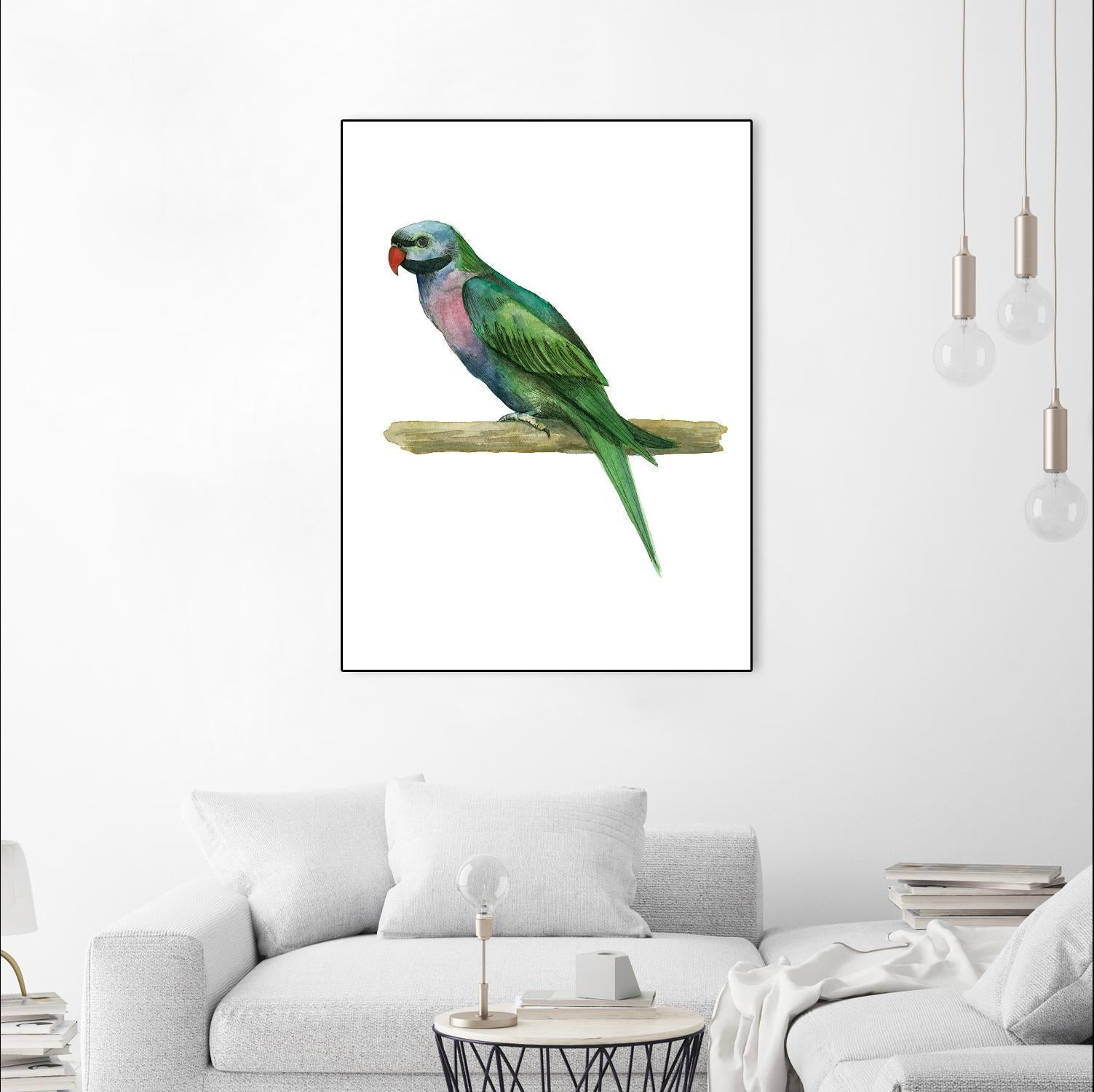 Bird 4 by Harvey, Brenna Harvey on GIANT ART - blue animals bird