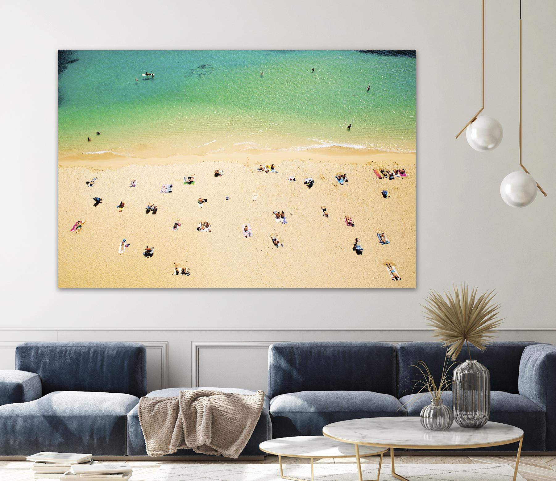 Kaimana Beach by Shawn Frederick on GIANT ART - beige tropical