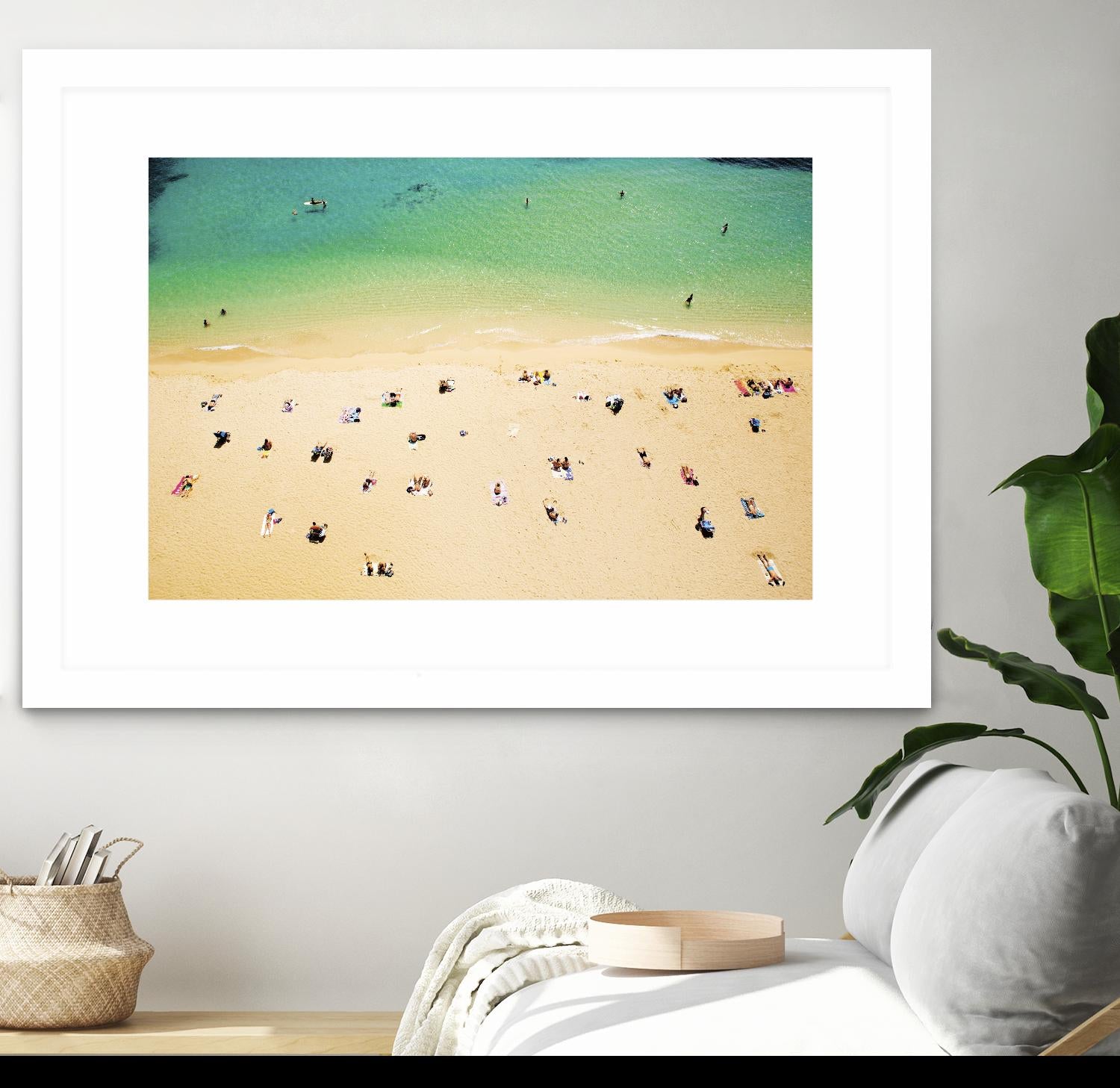 Kaimana Beach by Shawn Frederick on GIANT ART - beige costal sand