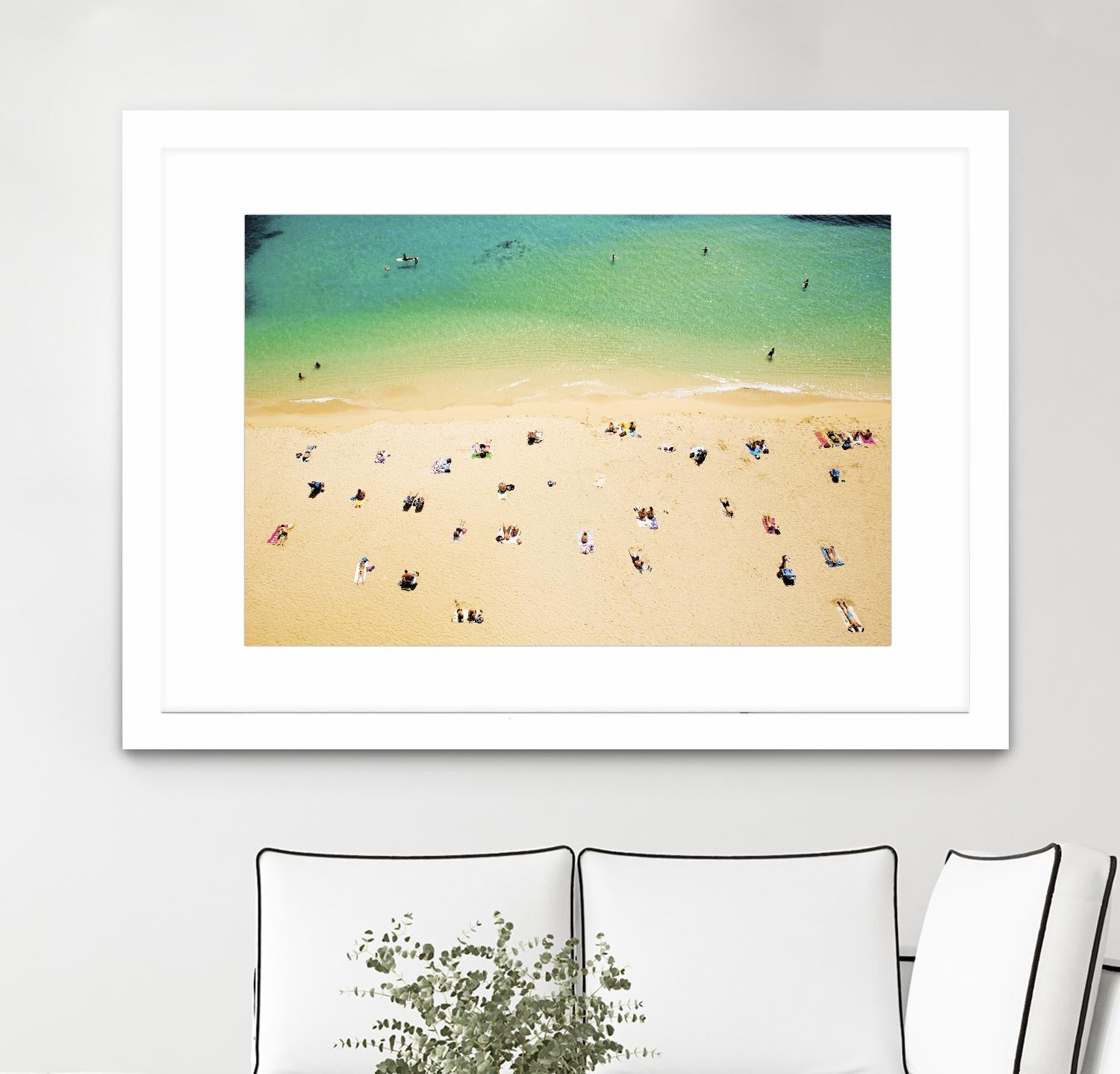 Kaimana Beach by Shawn Frederick on GIANT ART - beige costal sand