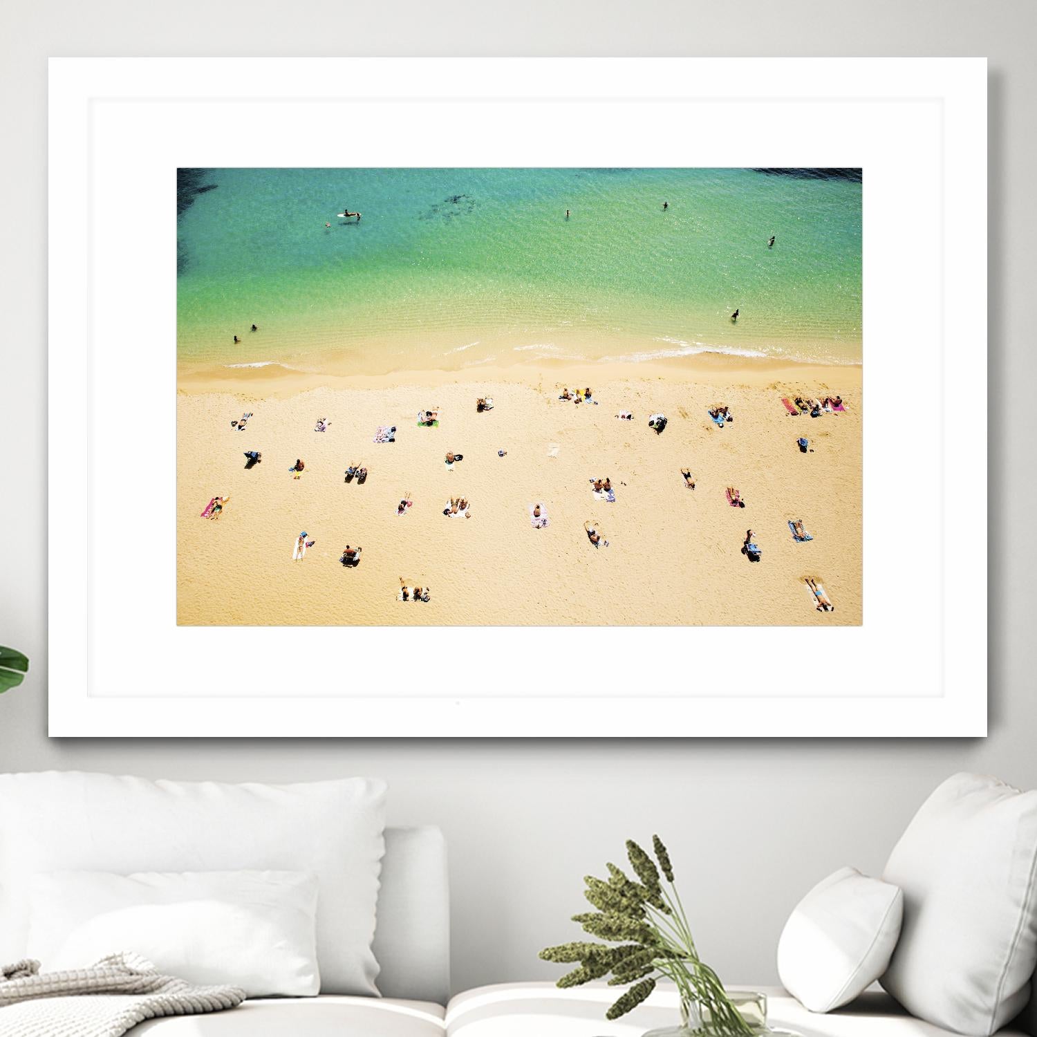 Kaimana Beach by Shawn Frederick on GIANT ART - beige costal sand