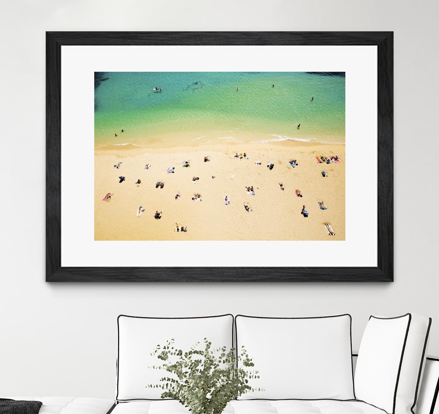 Kaimana Beach by Shawn Frederick on GIANT ART - beige costal sand
