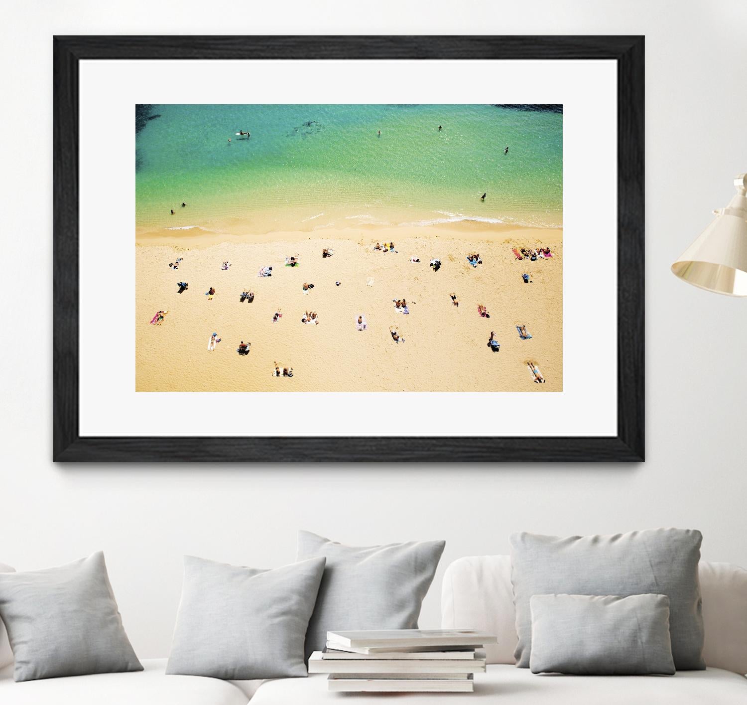 Kaimana Beach by Shawn Frederick on GIANT ART - beige costal sand
