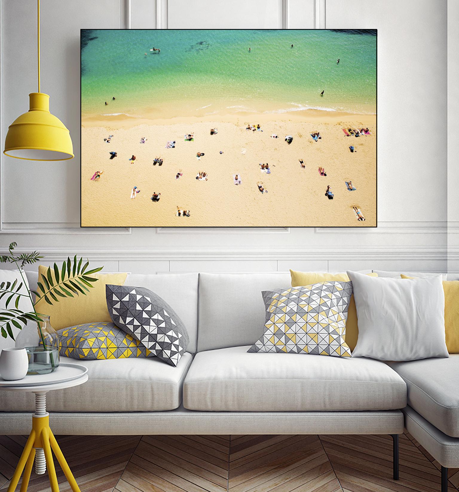 Kaimana Beach by Shawn Frederick on GIANT ART - beige tropical