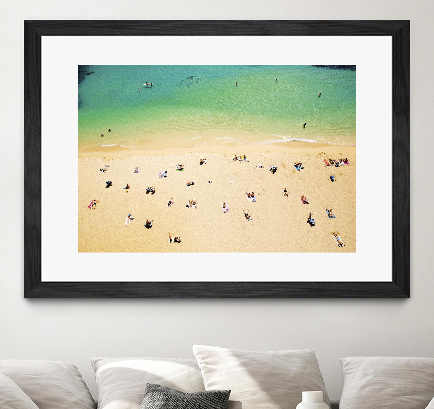 Kaimana Beach by Shawn Frederick on GIANT ART - beige costal sand