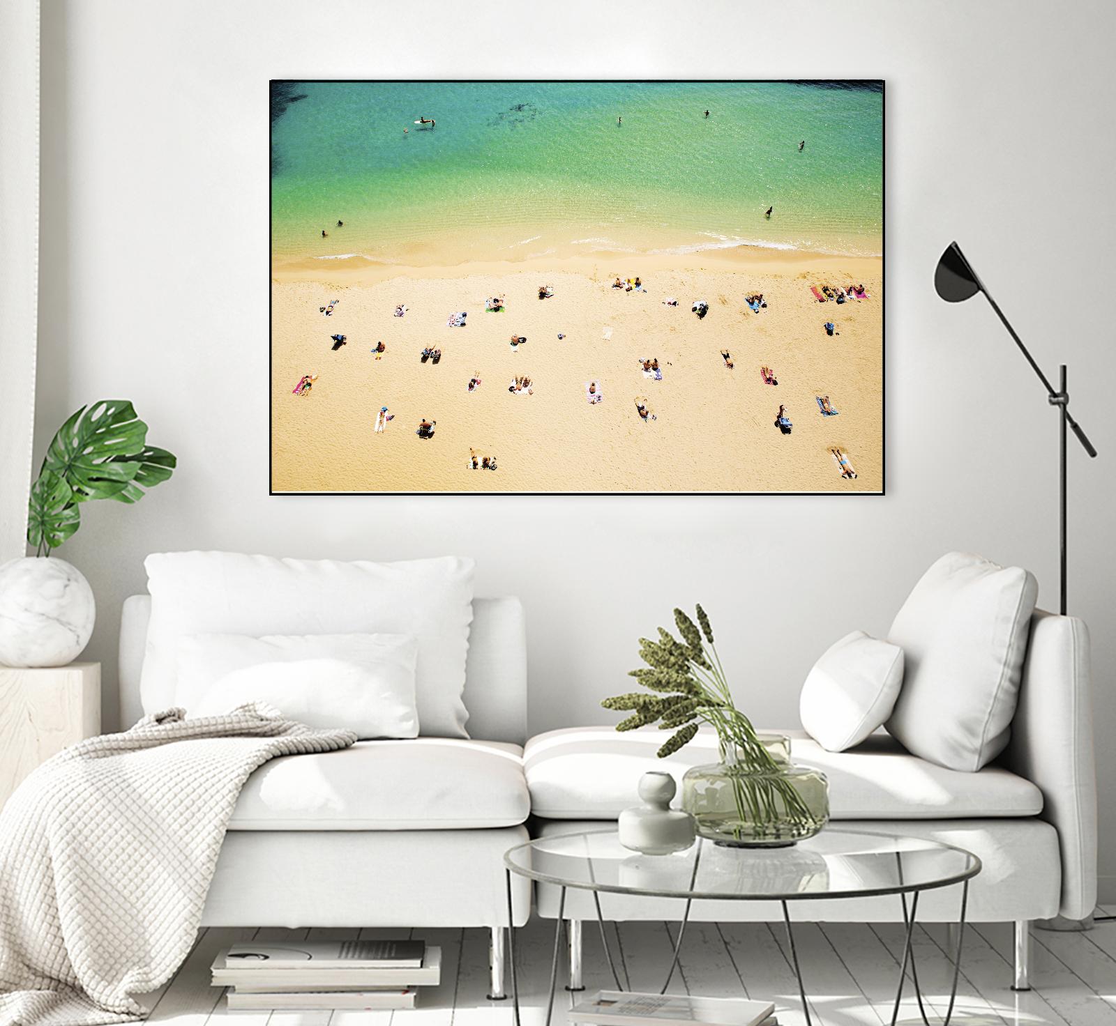 Kaimana Beach by Shawn Frederick on GIANT ART - beige tropical