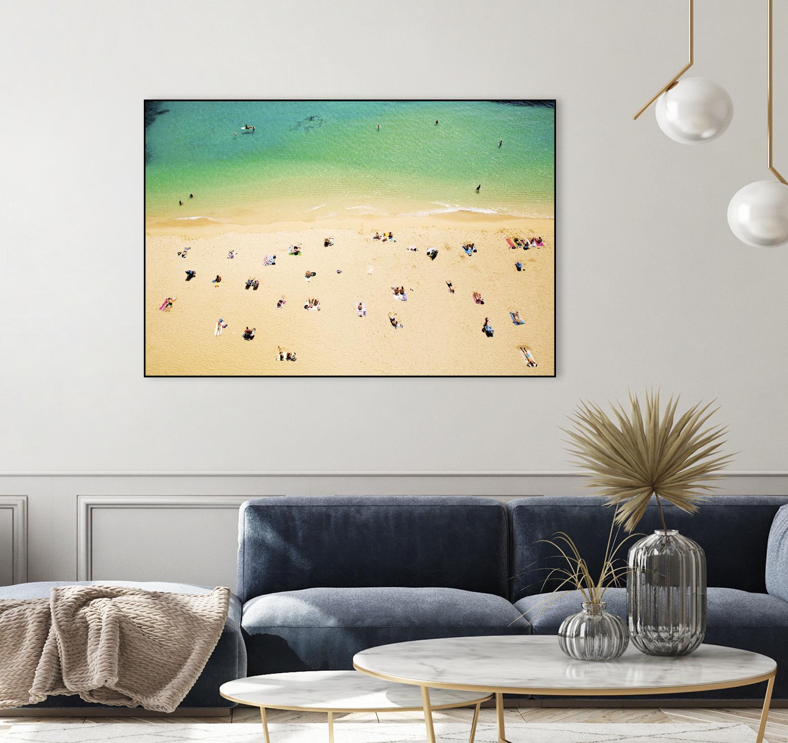 Kaimana Beach by Shawn Frederick on GIANT ART - beige tropical