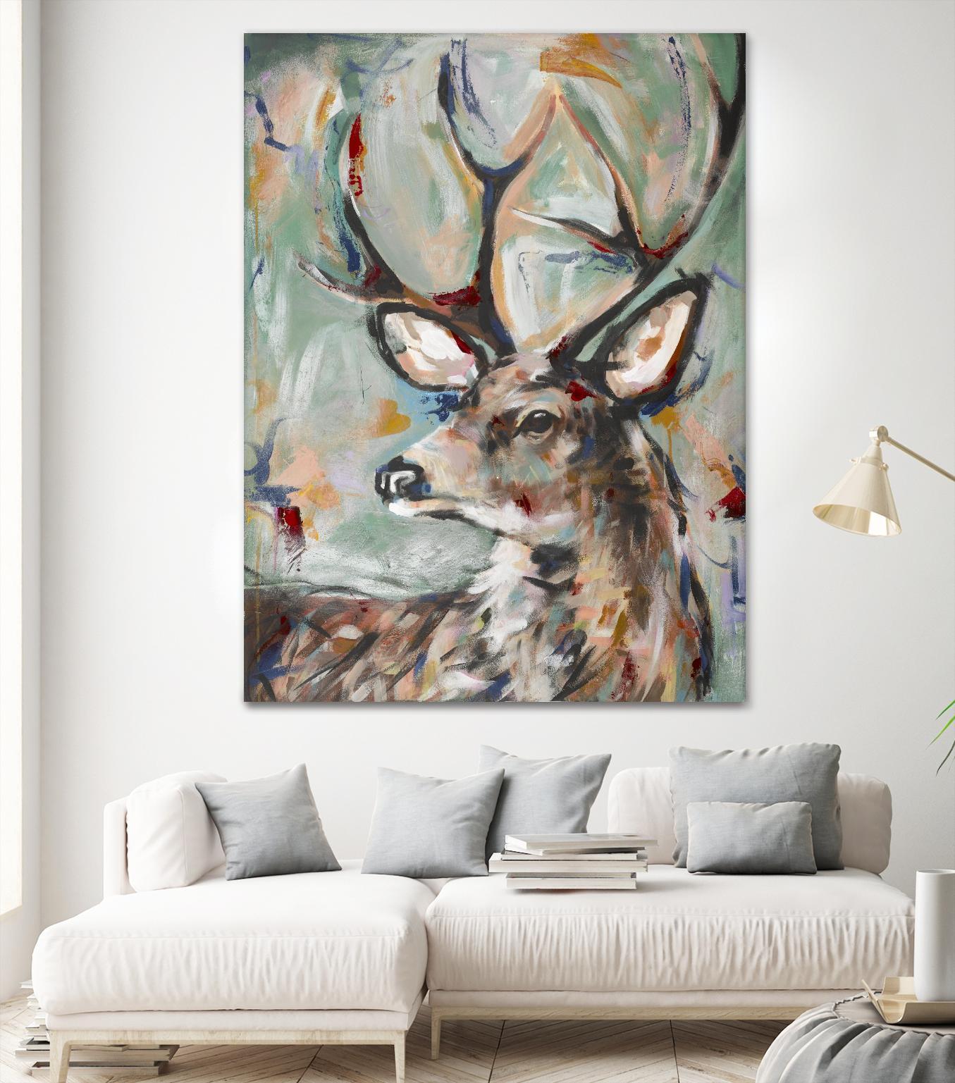 Buck by STA Studio on GIANT ART - beige animals wild