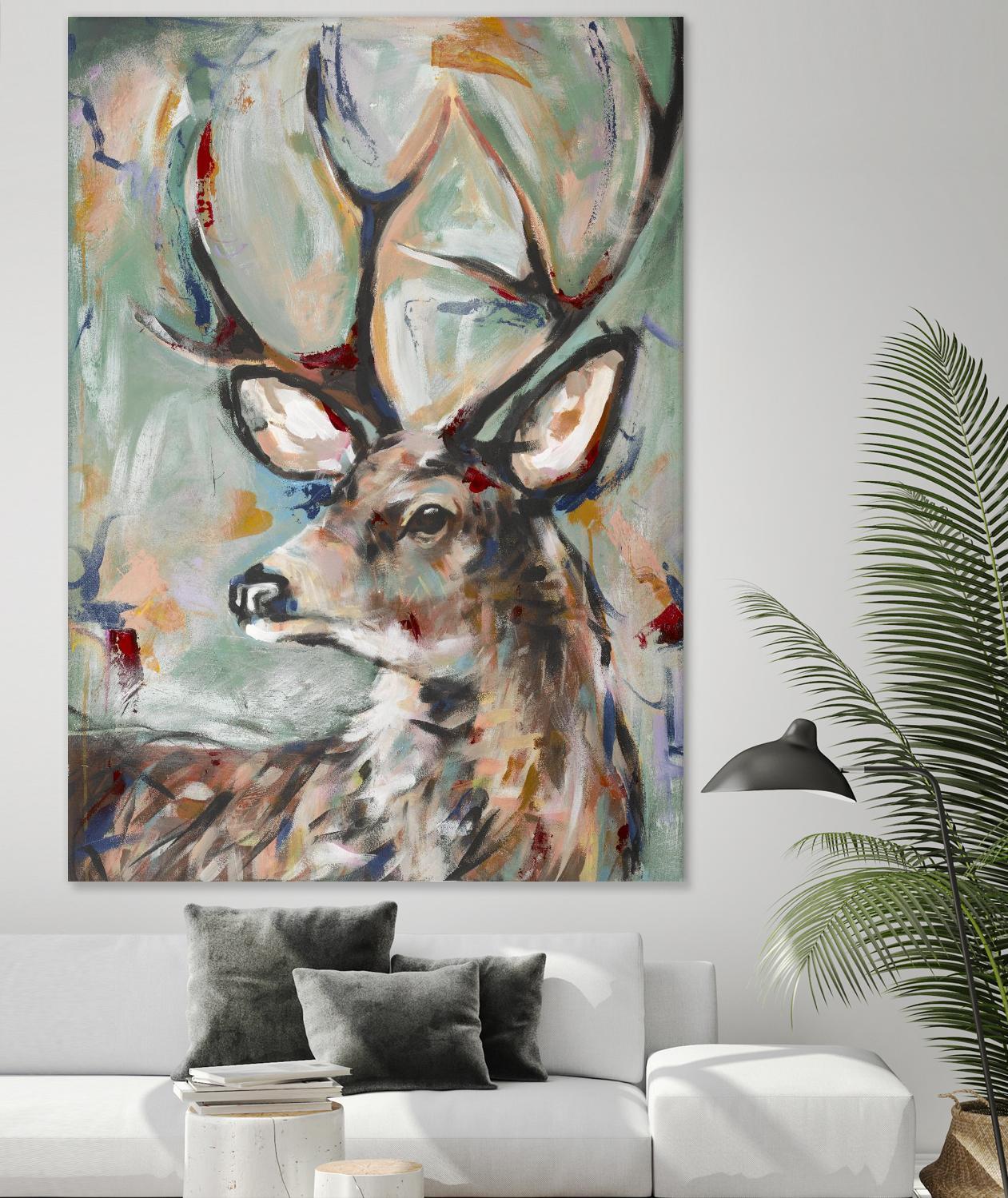 Buck by STA Studio on GIANT ART - beige animals wild