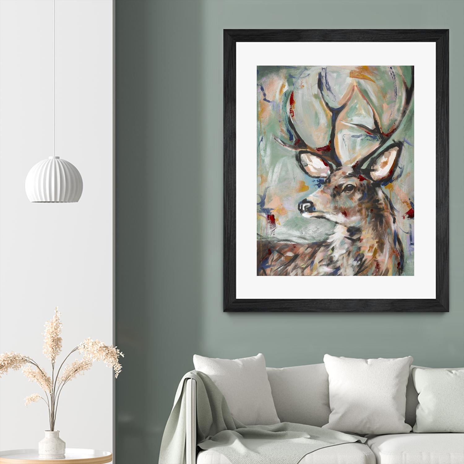 Buck by STA Studio on GIANT ART - beige animals wild