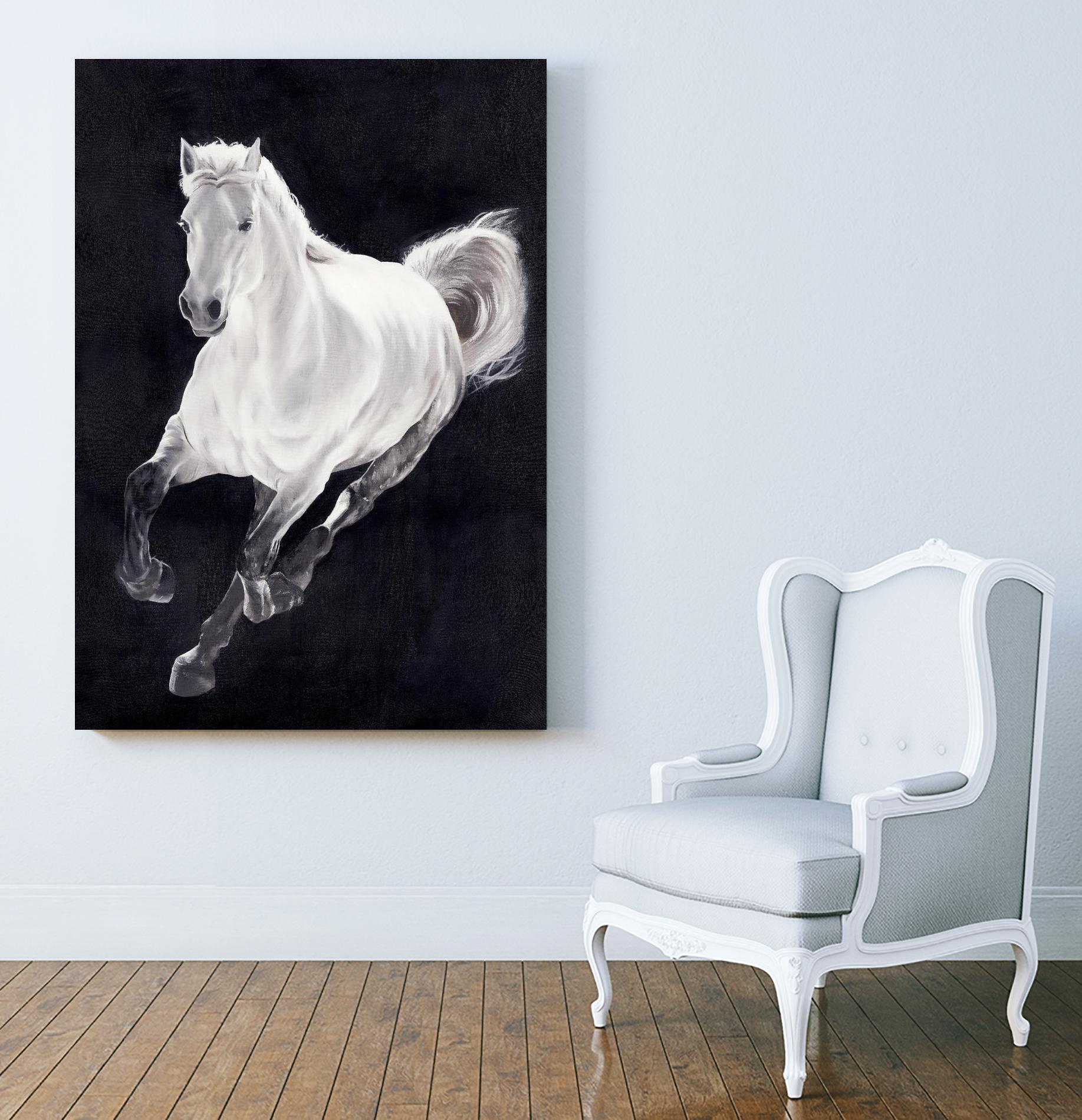 White Horse by Stefano Altamura on GIANT ART - white animals