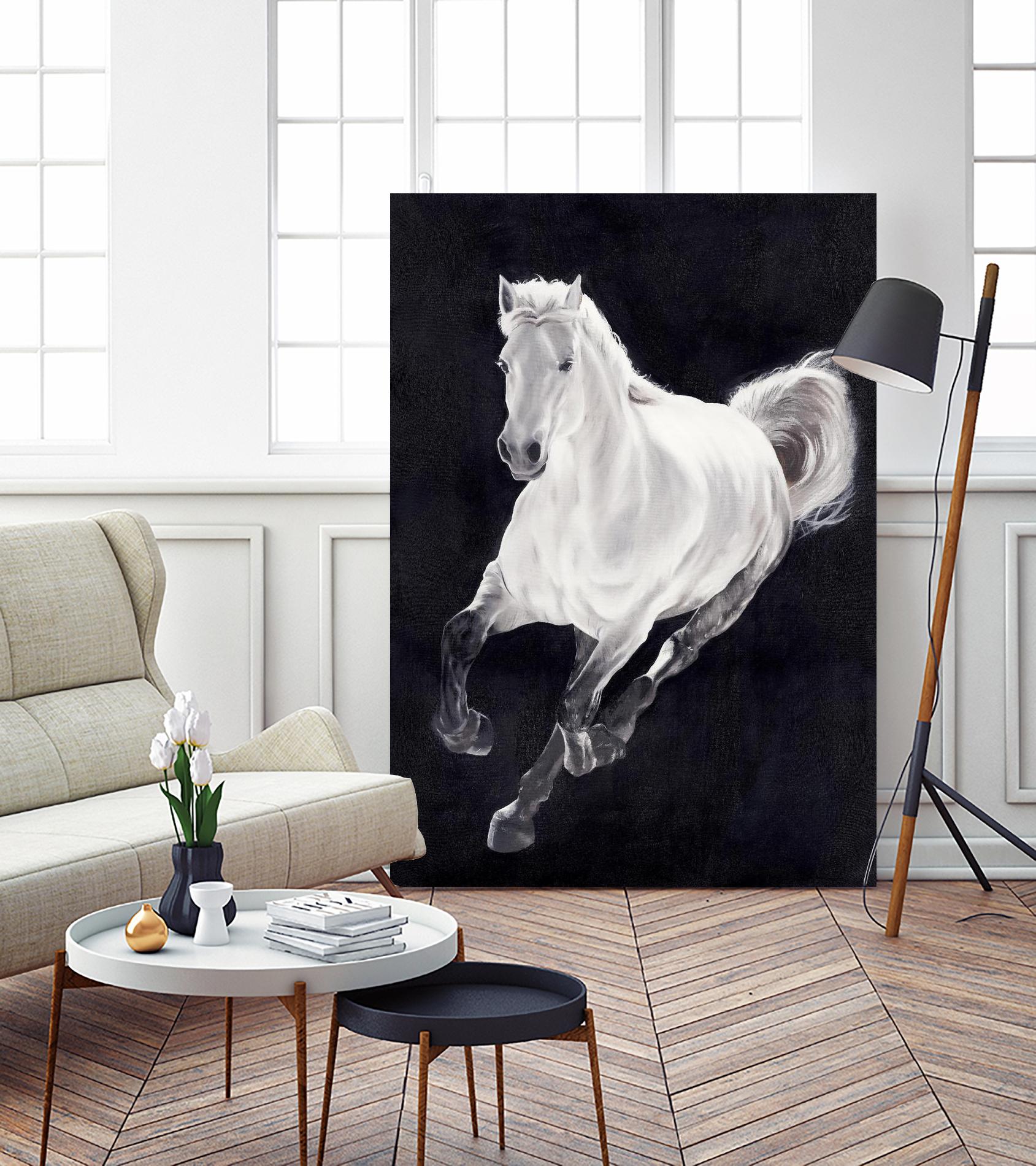 White Horse by Stefano Altamura on GIANT ART - white animals