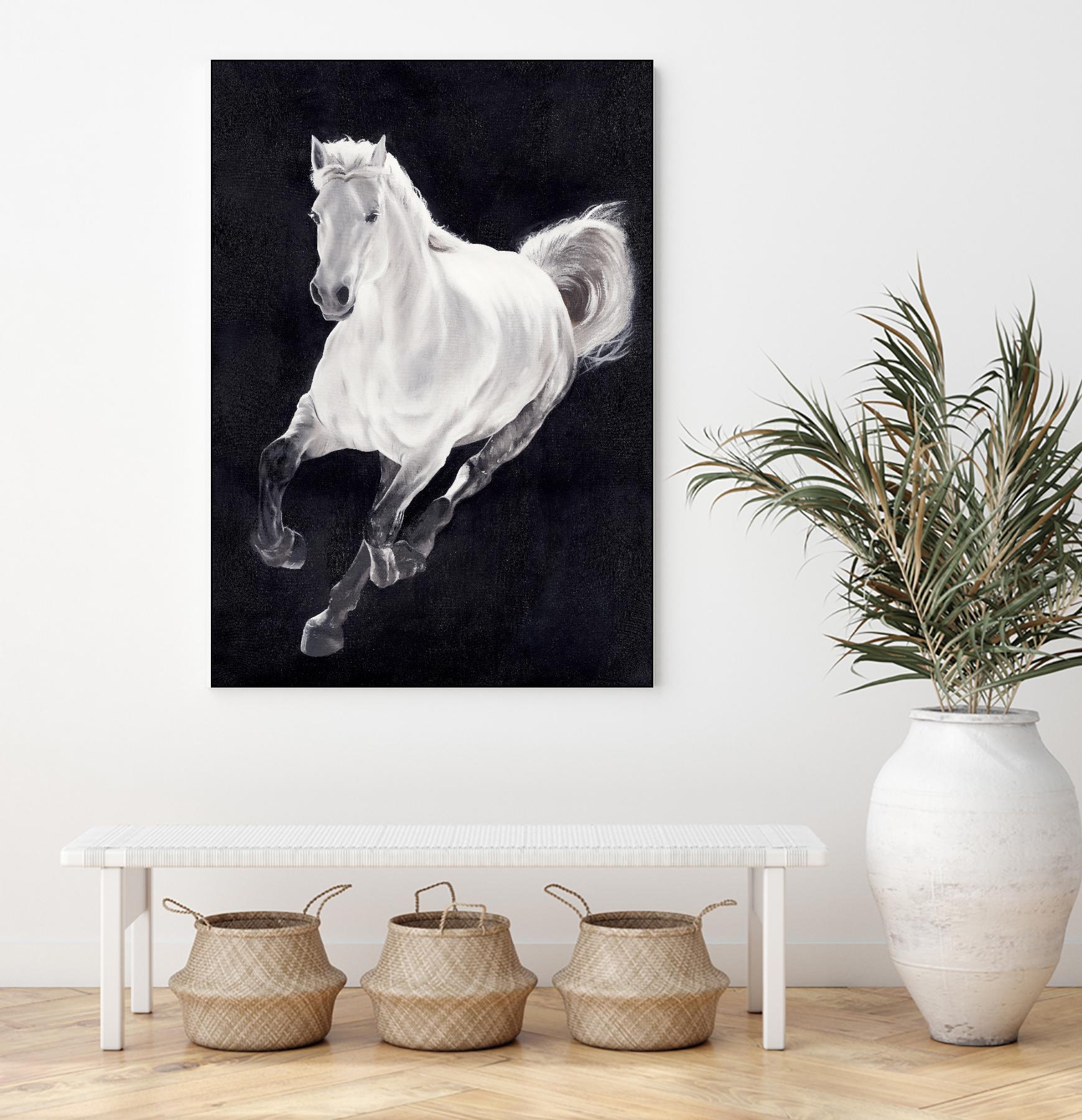 White Horse by Stefano Altamura on GIANT ART - white animals