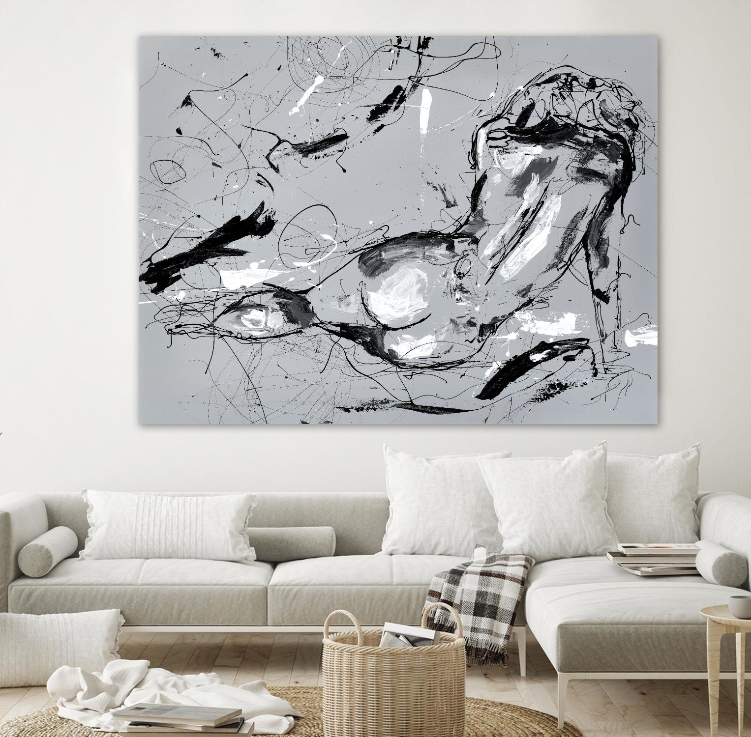 Nude Figure 3 by Stefano Altamura on GIANT ART - grey men and women