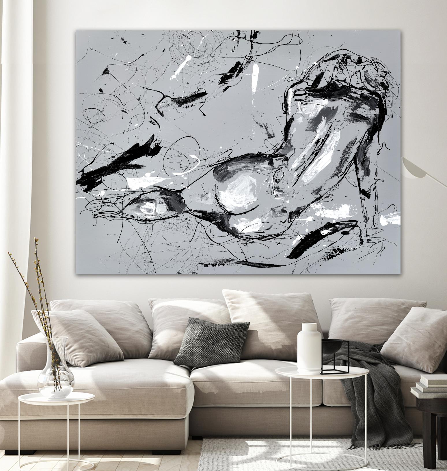 Nude Figure 3 by Stefano Altamura on GIANT ART - grey men and women