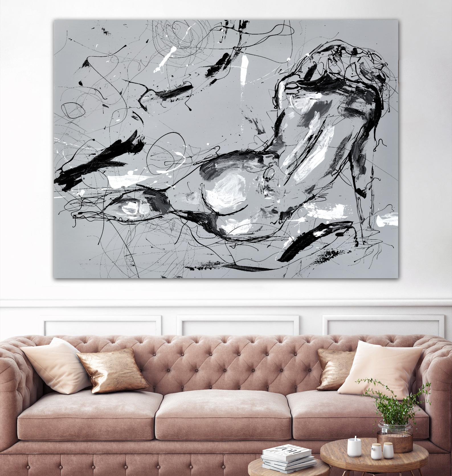 Nude Figure 3 by Stefano Altamura on GIANT ART - grey men and women