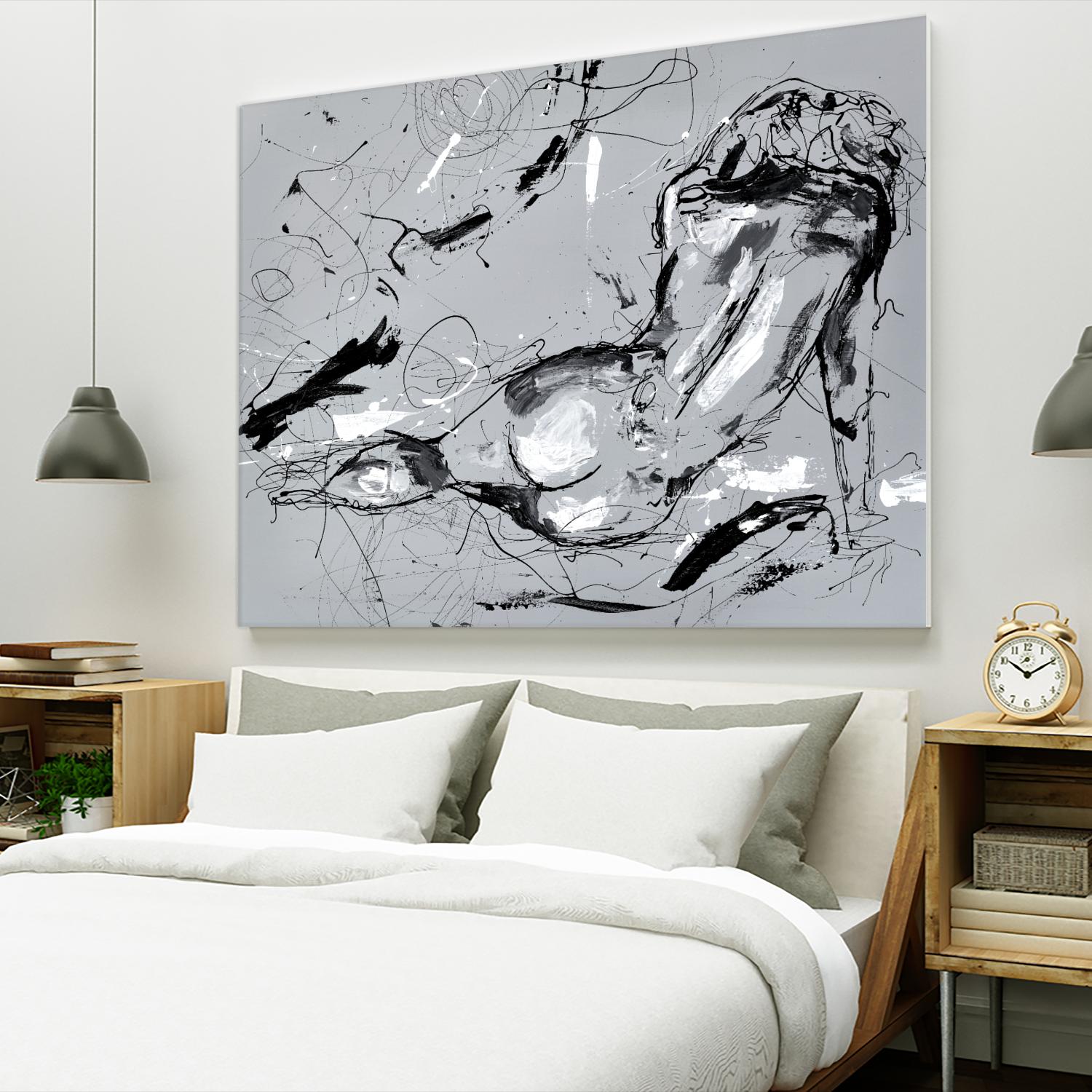 Nude Figure 3 by Stefano Altamura on GIANT ART - grey men and women