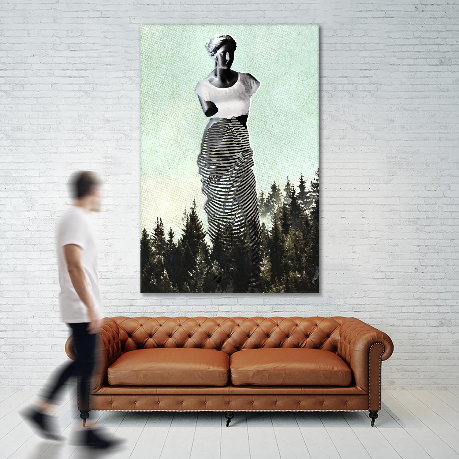 Hipster Venus by THE Studio on GIANT ART - green contemporary
