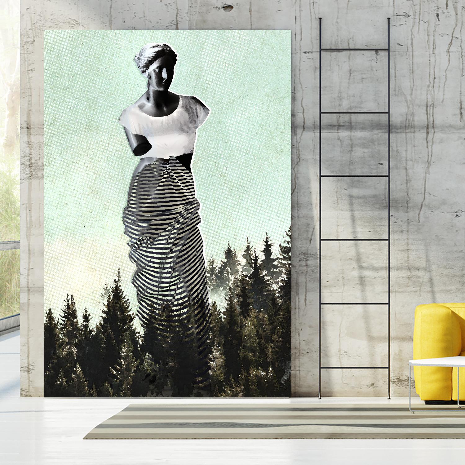 Hipster Venus by THE Studio on GIANT ART - green contemporary