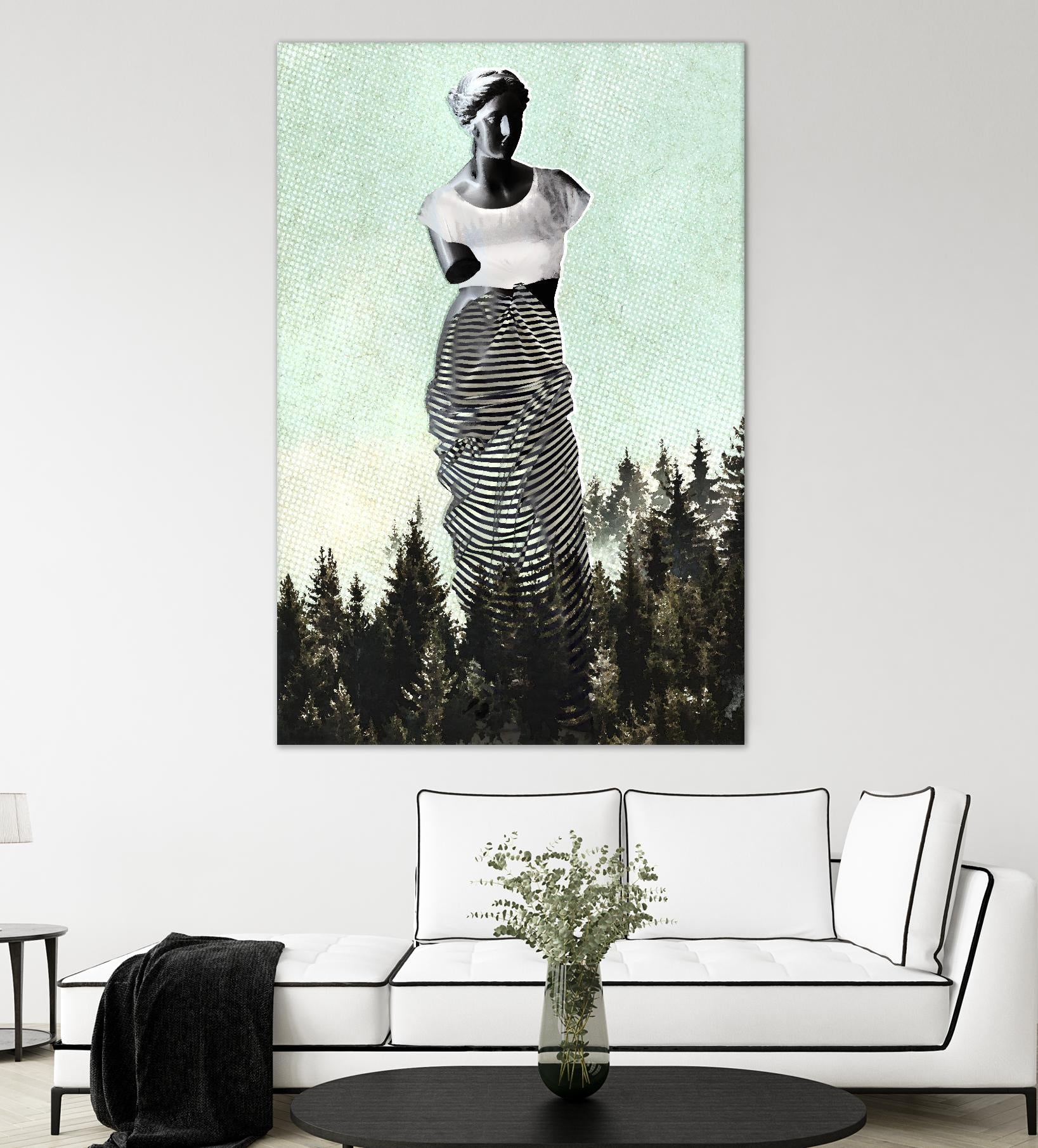 Hipster Venus by THE Studio on GIANT ART - green contemporary
