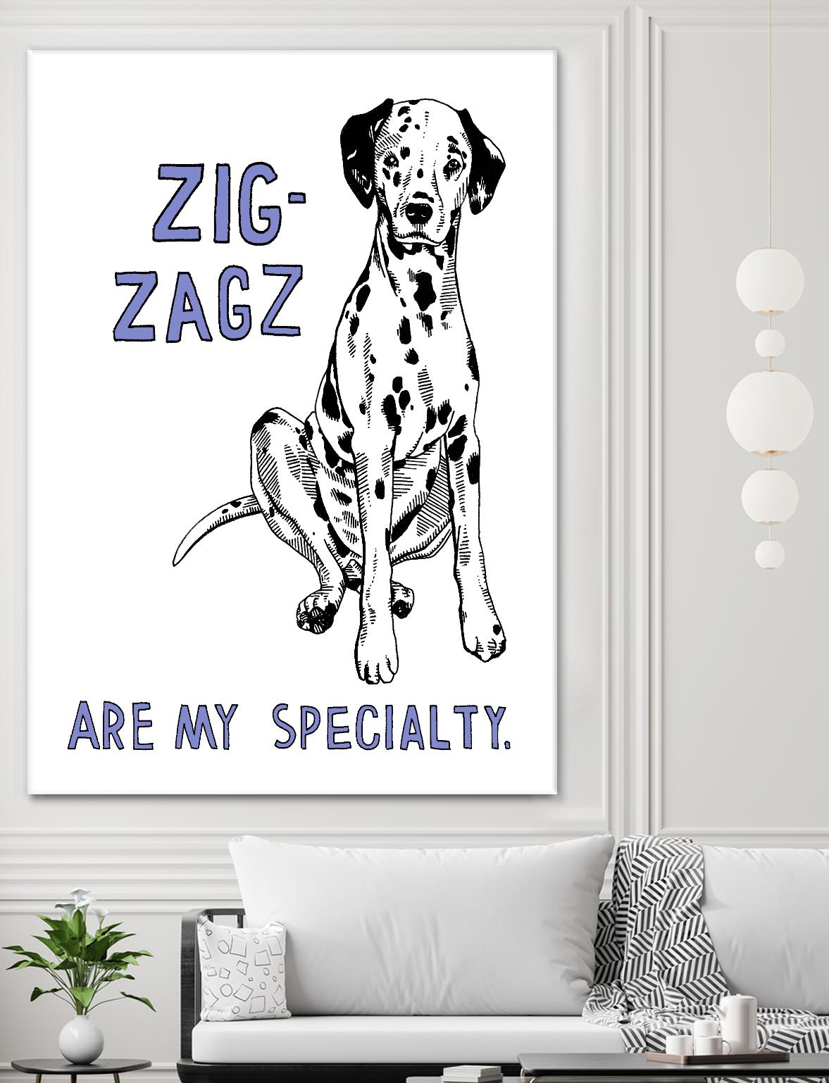 Dalmation by Natasha Marie on GIANT ART - purple contemporary