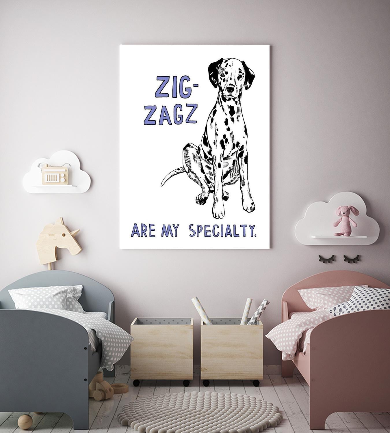 Dalmation by Natasha Marie on GIANT ART - white black & white dog