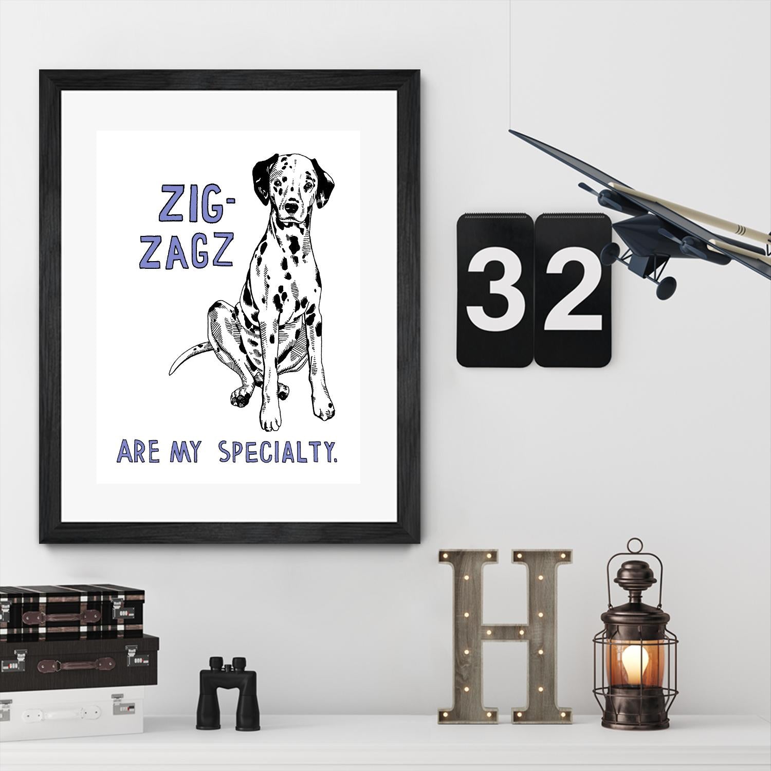 Dalmation by Natasha Marie on GIANT ART - white black & white dog