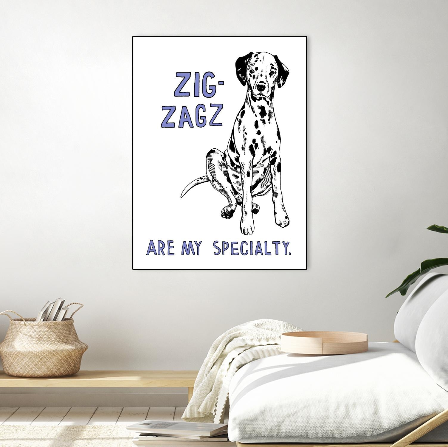 Dalmation by Natasha Marie on GIANT ART - purple contemporary