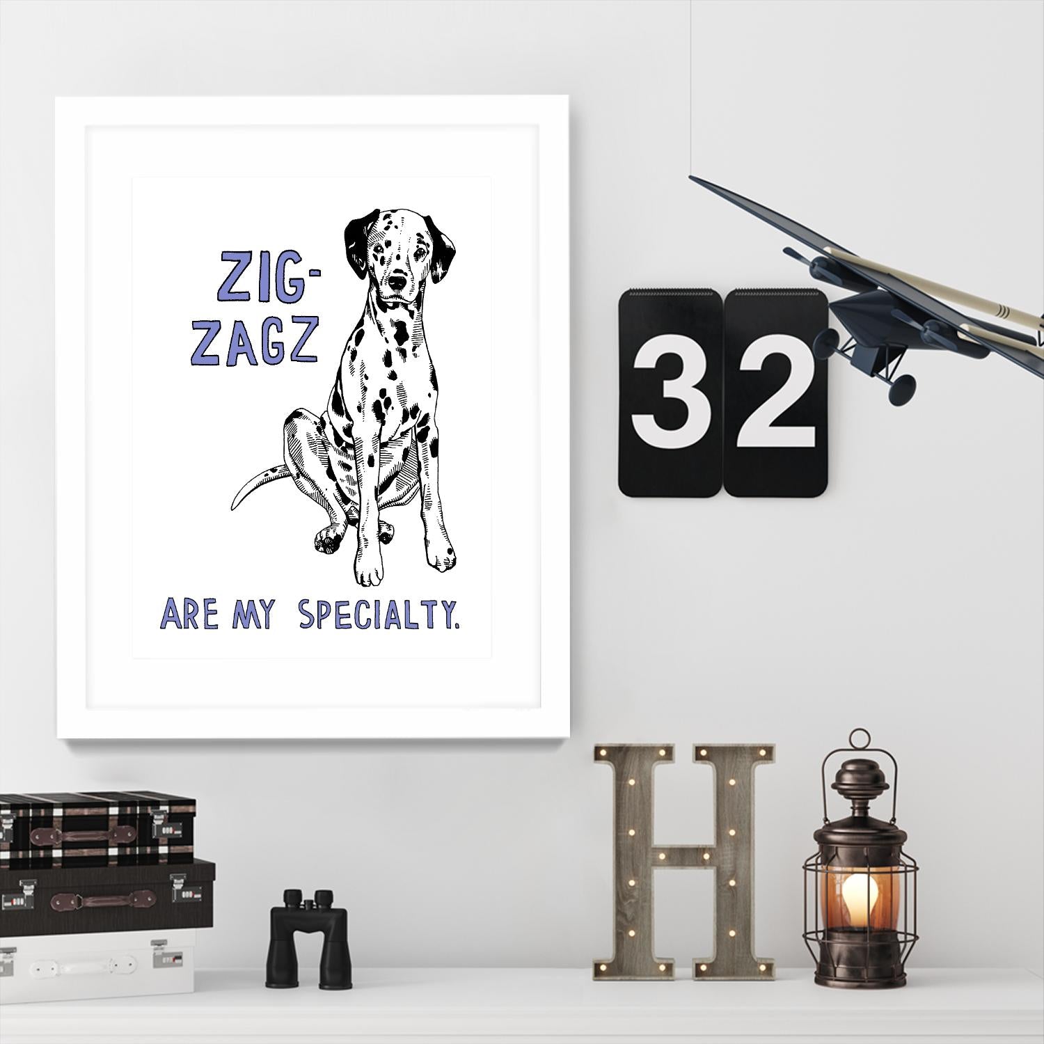 Dalmation by Natasha Marie on GIANT ART - white black & white dog