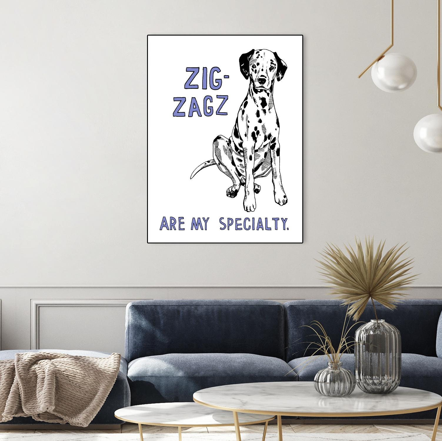 Dalmation by Natasha Marie on GIANT ART - purple contemporary