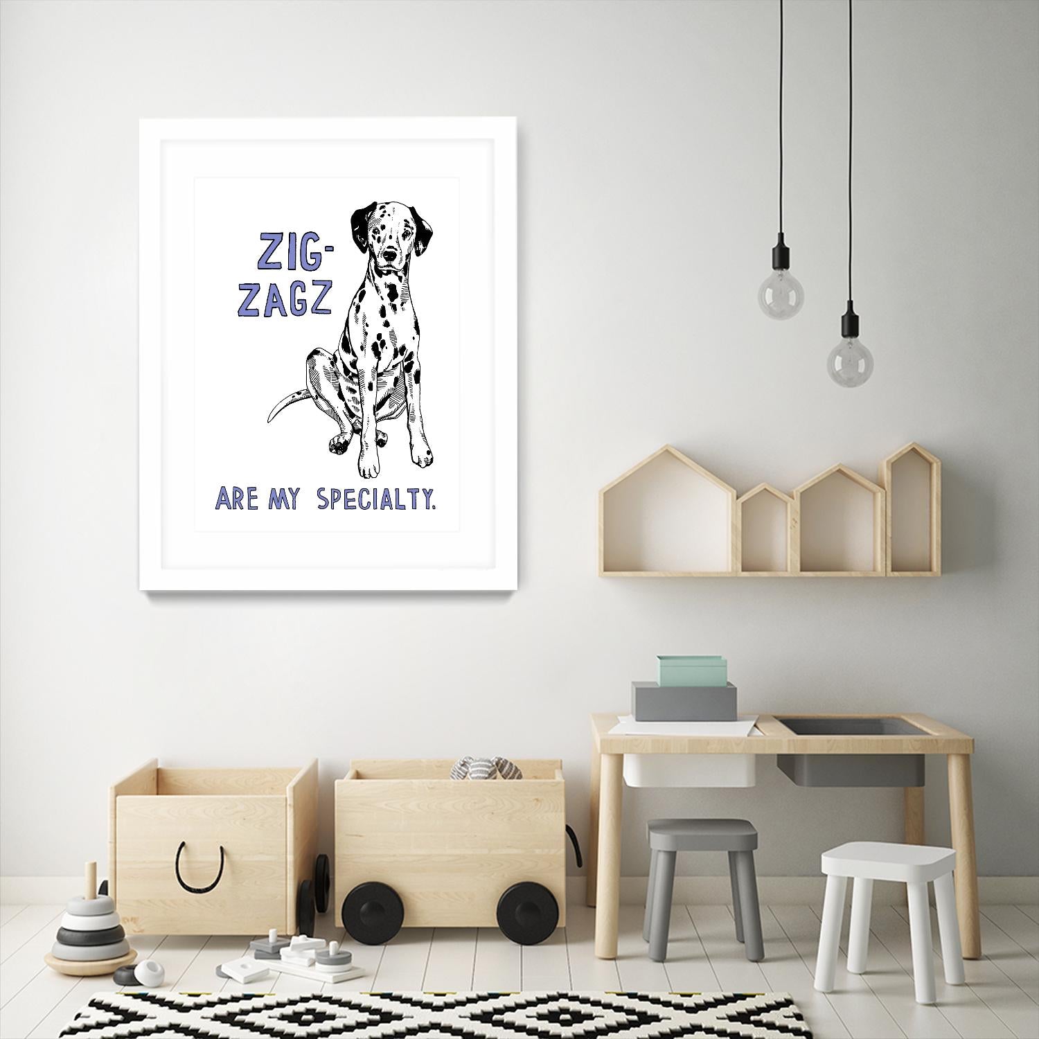 Dalmation by Natasha Marie on GIANT ART - white black & white dog