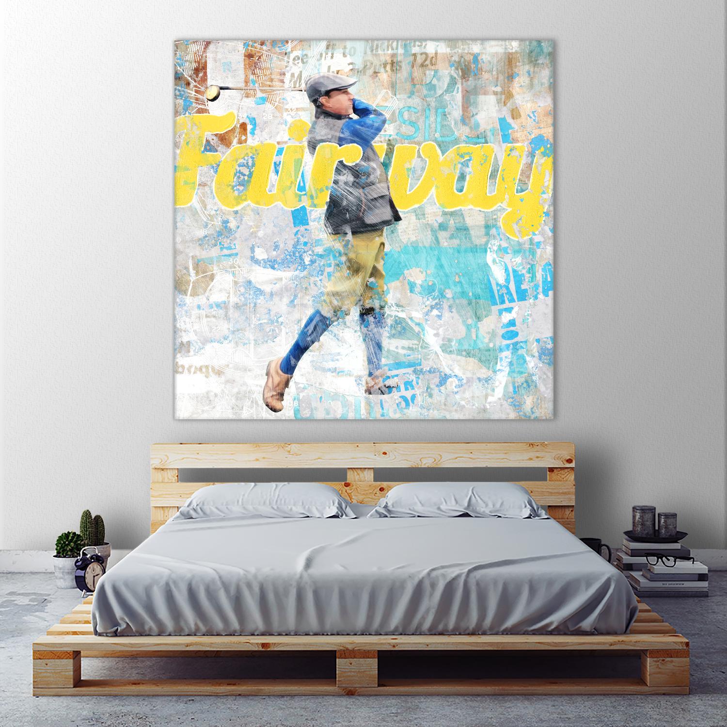 Fairway by THE Studio on GIANT ART - white vintage